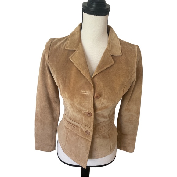 Margaret Godfrey Jackets & Blazers - Margaret Godfrey fitted suede blazer - beautiful! Size XS